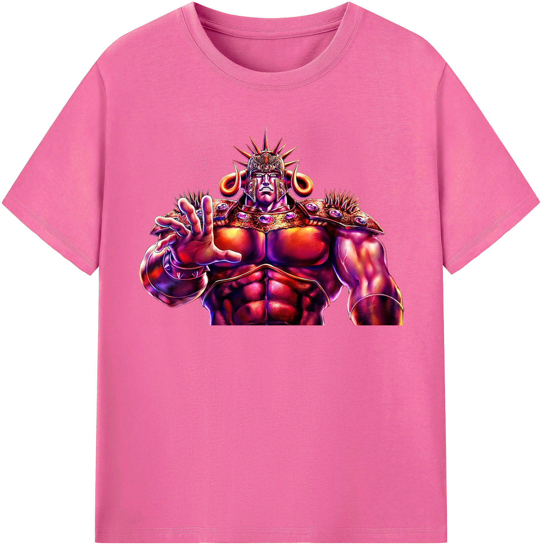 （画像用） 北斗の拳 Fist of the North Star レディースカジュアルプリントTシャツ（綿100％）